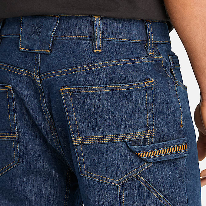 Jeans carpenter para hombre Ballast Flex Denim Atlticos TBL Lavado oscuro ALT2