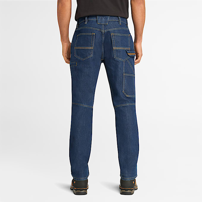 Jeans carpenter para hombre Ballast Flex Denim Atlticos TBL Lavado oscuro ALT9