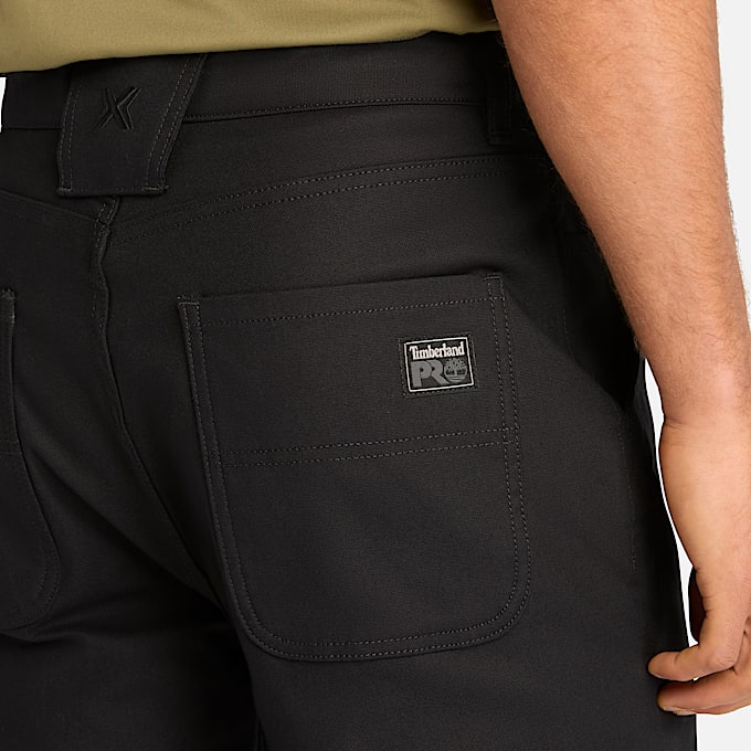 Pantalon Timberland PRO GritFlex de coupe sport en toile pour hommes TBL Noir ALT2