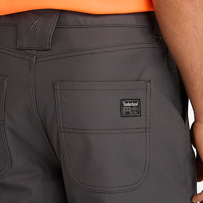 Mens Timberland PRO GritFlex AthleticFit Flex Canvas Pant TBL Asphalt ALT2