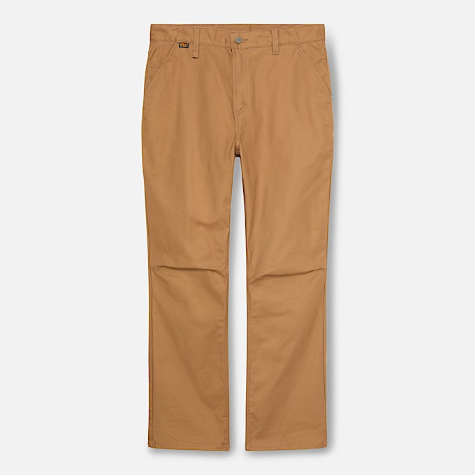 Mens Timberland PRO GritFlex AthleticFit Flex Canvas Pant TBL Dark Wheat ALT10