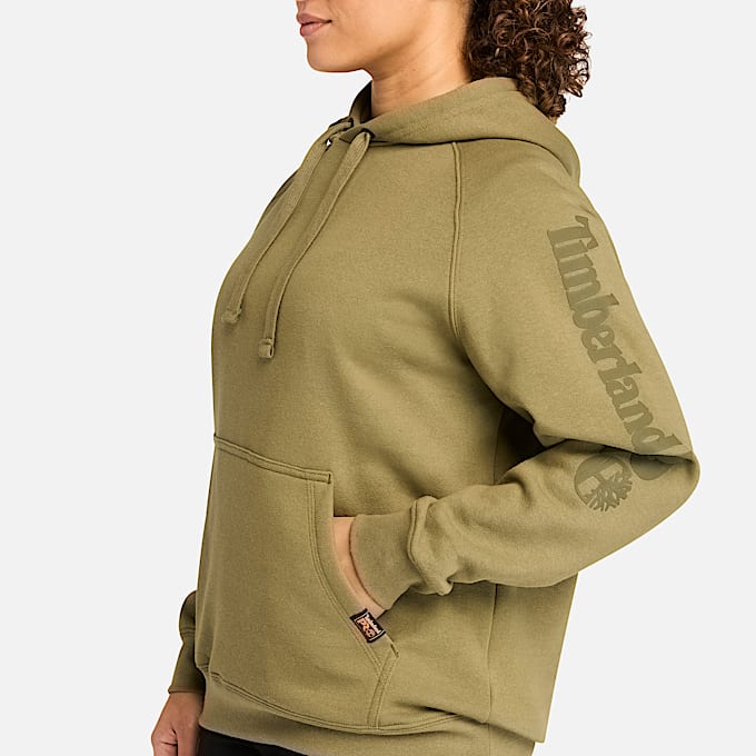 Womens Timberland PRO Hood Honcho Sport Hoodie TBL Burnt Olive ALT3