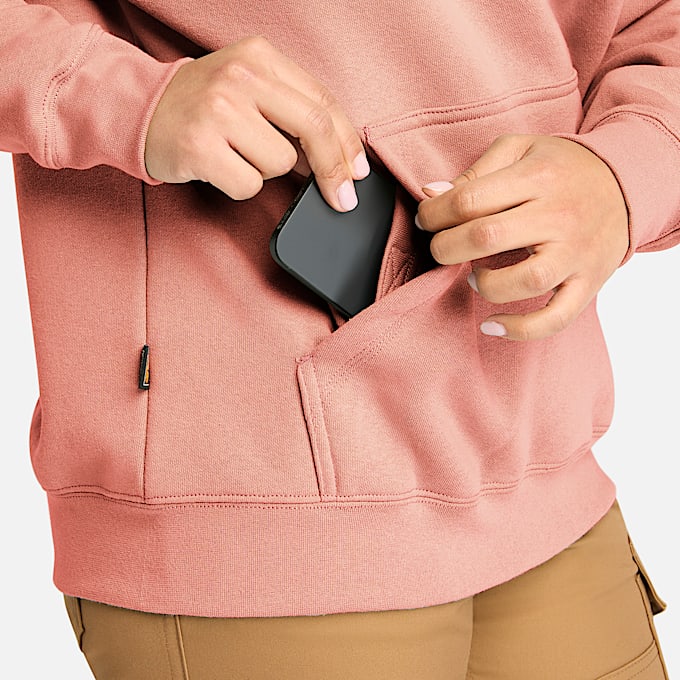 Womens Timberland PRO Hood Honcho Sport Hoodie TBL Terra Cotta ALT3