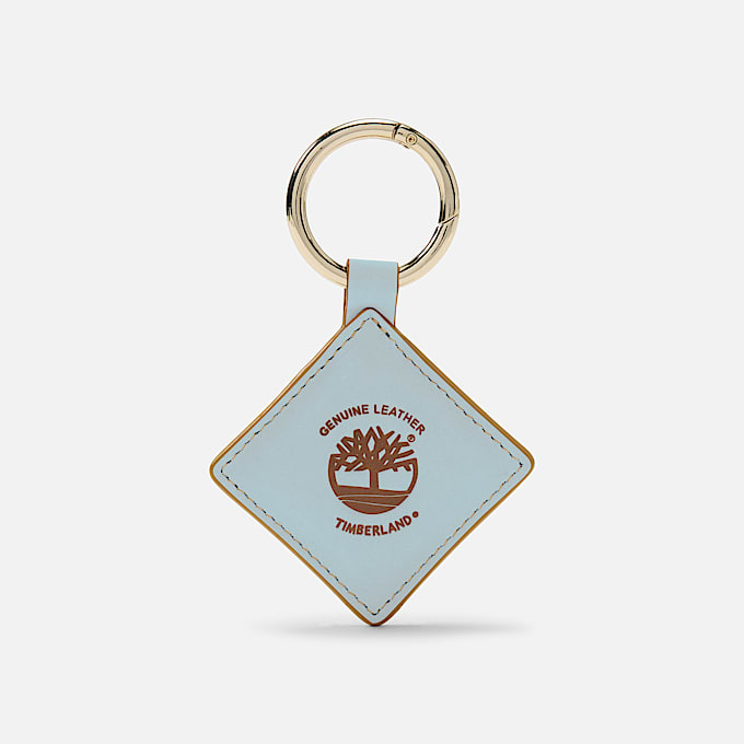 Diamond Leather Keychain TBL Silver Blue HERO