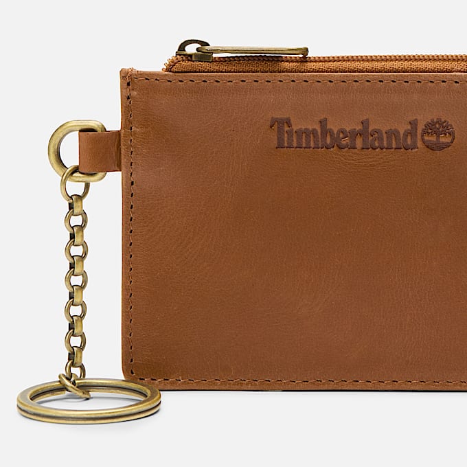 Leather Card Case Keyring TBL Cognac ALT2