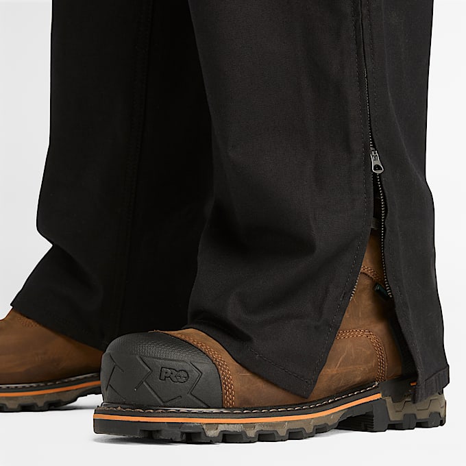 Mens Timberland PRO GritFlex Canvas Bib Overall TBL Black ALT3