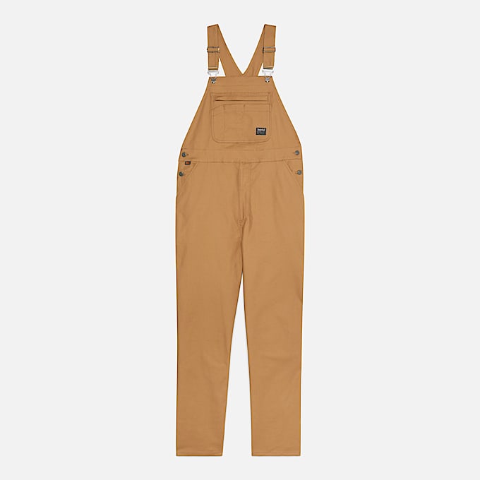 Mens Timberland PRO GritFlex Canvas Bib Overall TBL Dark Wheat ALT10