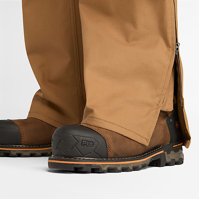 Mens Timberland PRO GritFlex Canvas Bib Overall TBL Dark Wheat ALT3