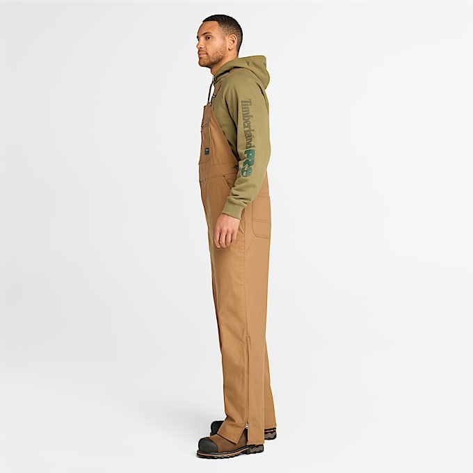 Mens Timberland PRO GritFlex Canvas Bib Overall TBL Dark Wheat ALT8
