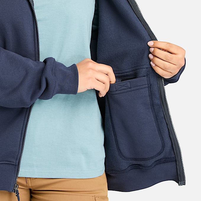 Womens Timberland PRO Hood Honcho Sport Hoodie TBL Navy ALT3