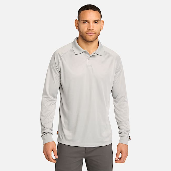 Men's Timberland PRO® Wicking Good Long Sleeve Polo - 1