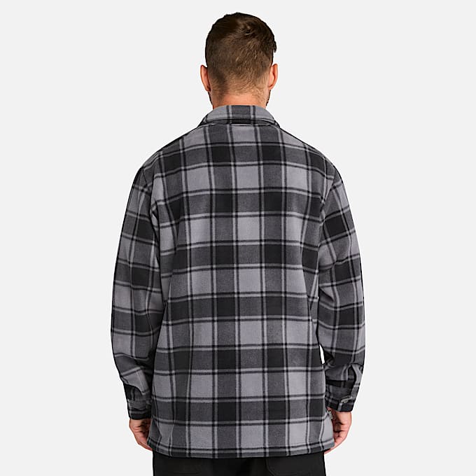 Mens Timberland PRO Gritman Check Heavyweight Fleece Shirt TBL Tornado Tartan ALT9