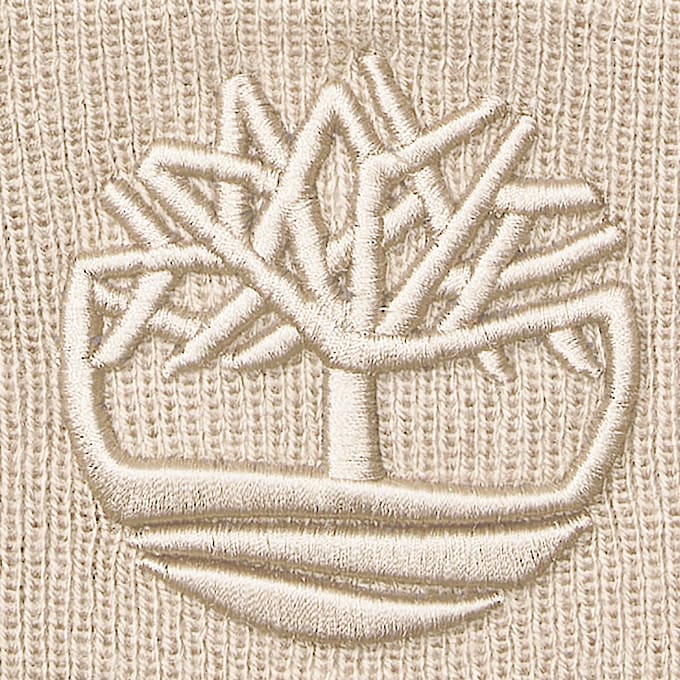 3D Embroidered Beanie TBL Light Tan ALT2