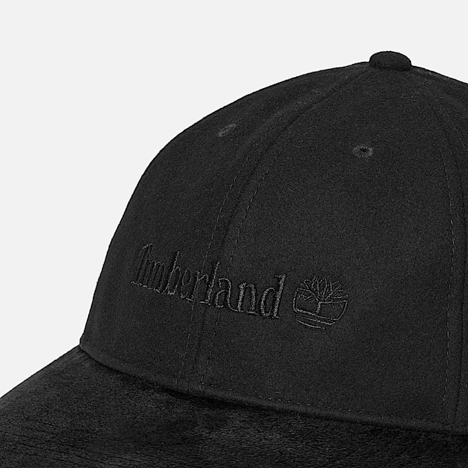 Mens Wool Baseball Cap TBL Black ALT2