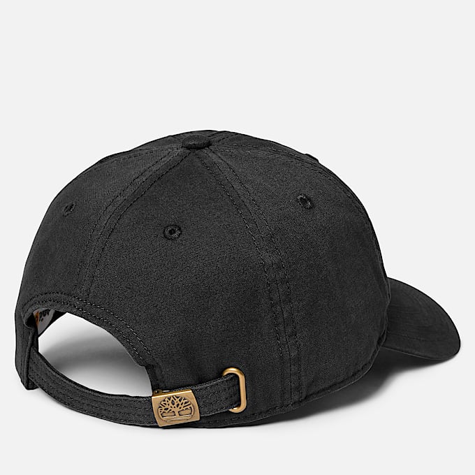 Cooper Hill Embroidered Baseball Cap TBL Black ALT1