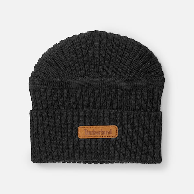 Gulf Beach Ribbed Beanie TBL Black HERO