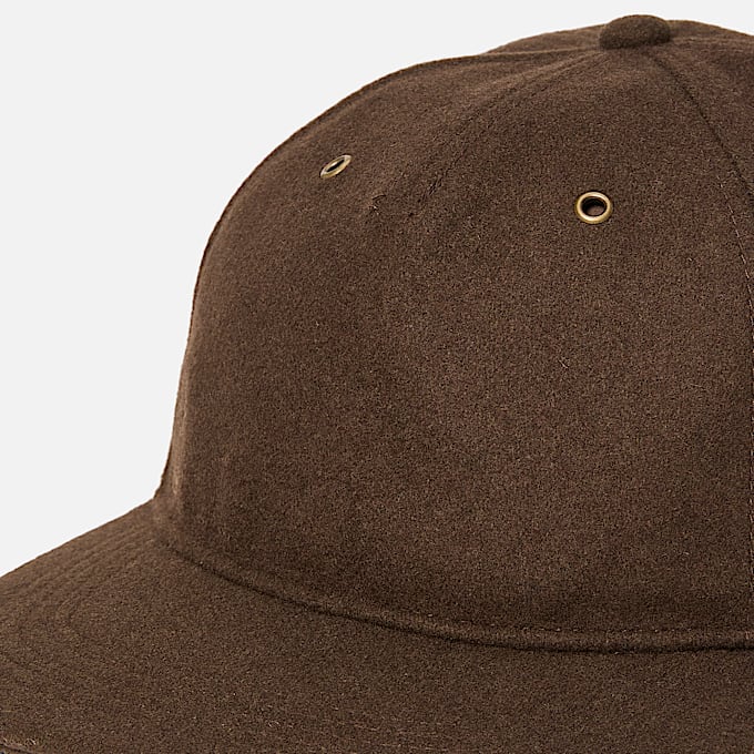 All Over Wool Baseball Cap TBL Chocolate Brown ALT2