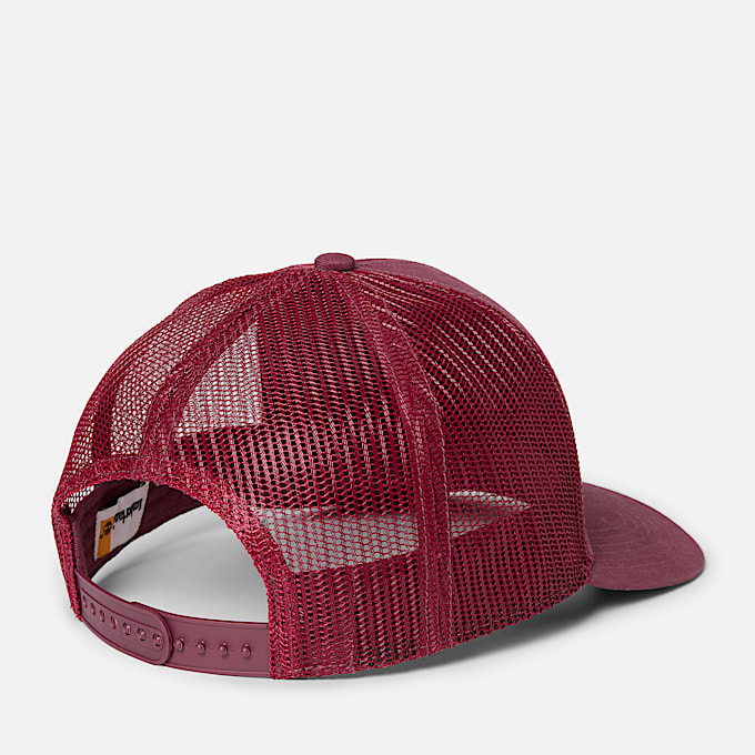 Gorra trucker con parche de montaña
