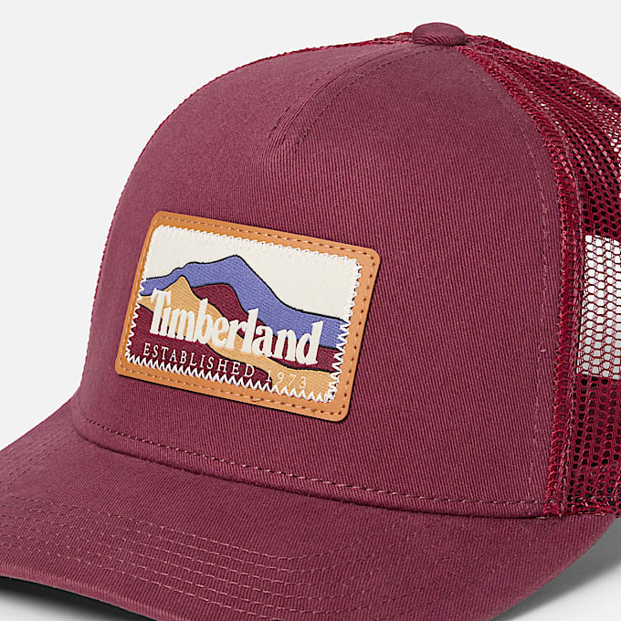 Mountain Patch Trucker Cap TBL Burgundy ALT2