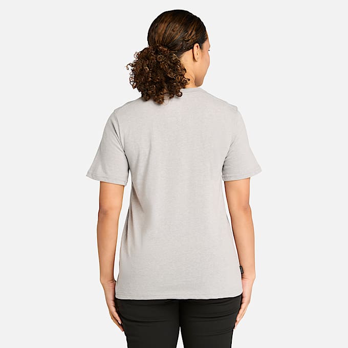 Womens Timberland PRO Core TShirt TBL Heather Grey ALT9