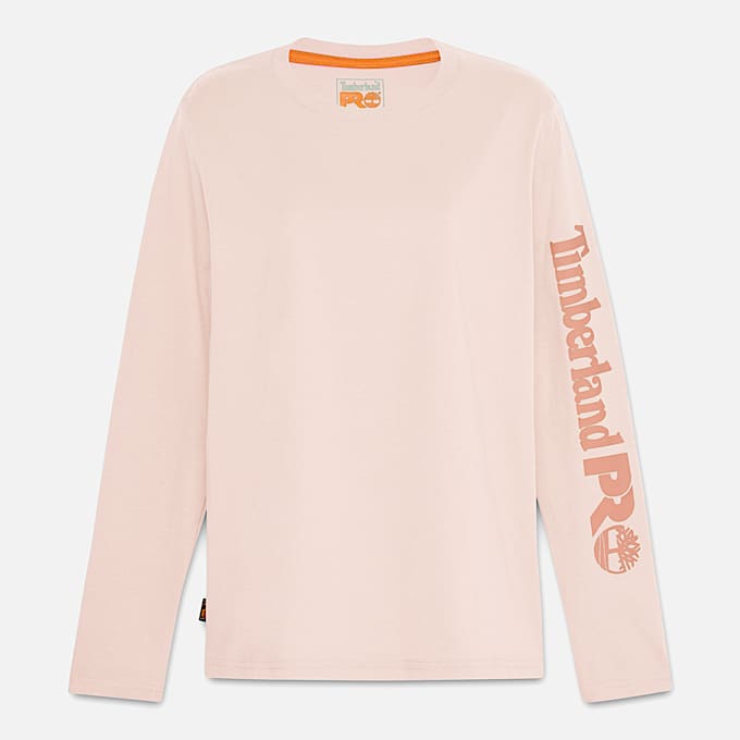 Womens Timberland PRO Core LongSleeve TShirt TBL Cameo Rose ALT10