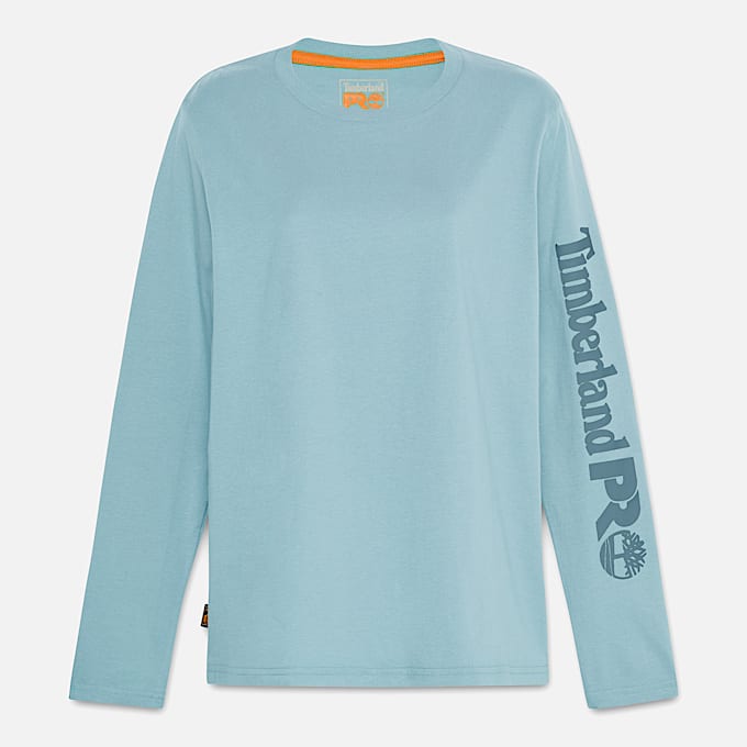 Womens Timberland PRO Core LongSleeve TShirt TBL Smoke Blue ALT10