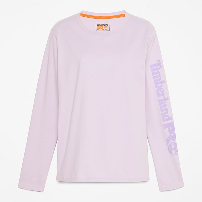 Womens Timberland PRO Core LongSleeve TShirt TBL Pastel Lilac ALT10