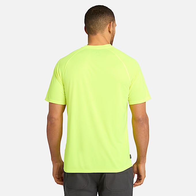 Mens Timberland PRO Wicking Good Sport TShirt TBL PRO Bright Yellow ALT9