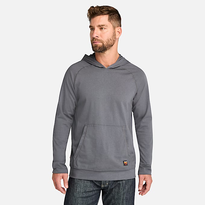 Mens Timberland PRO Cotton Core FlameResistant Hoodie TBL Charcoal HERO