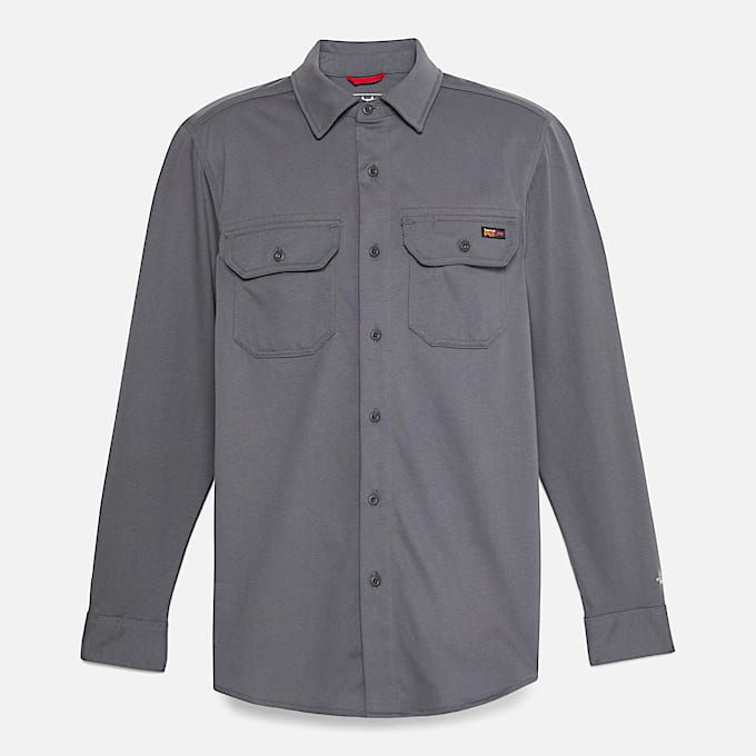 Mens Timberland PRO Cotton Core FlameResistant Shirt TBL Charcoal ALT10