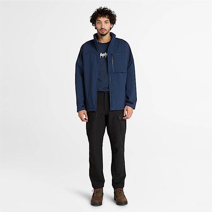Mens Softshell Jacket TBL Dark Navy ALT1