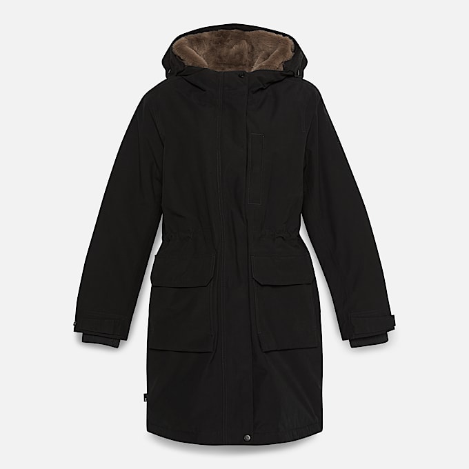 Womens Timberland Waterproof Parka TBL Black ALT10