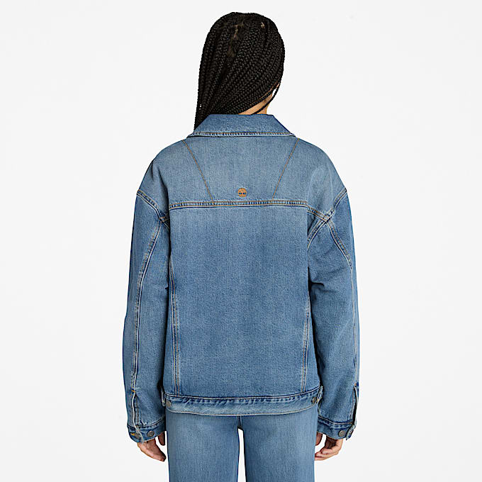 Chamarra aislante Denim Archive para mujer TBL Lavado azul High Tide ALT9
