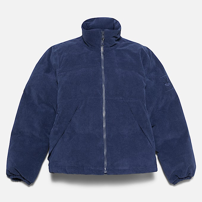 Womens Welch Mountain Waterproof Corduroy Puffer Jacket TBL Dark Navy ALT10