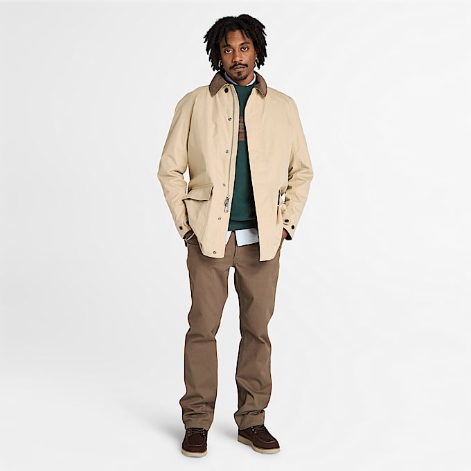 Mens Wenham Waterproof Barn Coat TBL Safari Brown ALT1