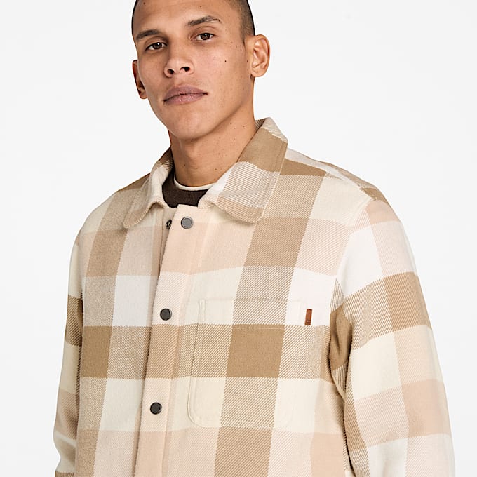Men's High-Pile Lined Overshirt