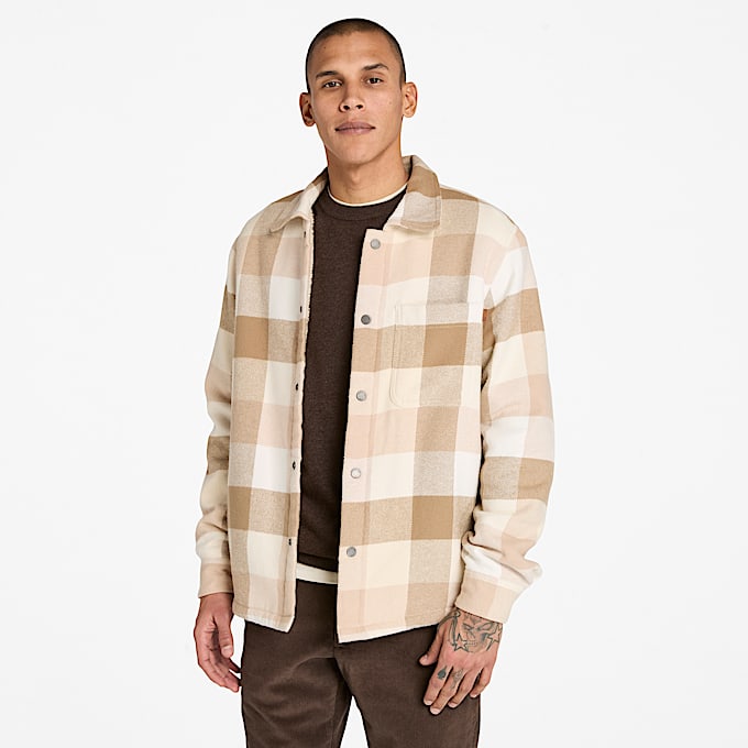 Men's High-Pile Lined Overshirt - 1