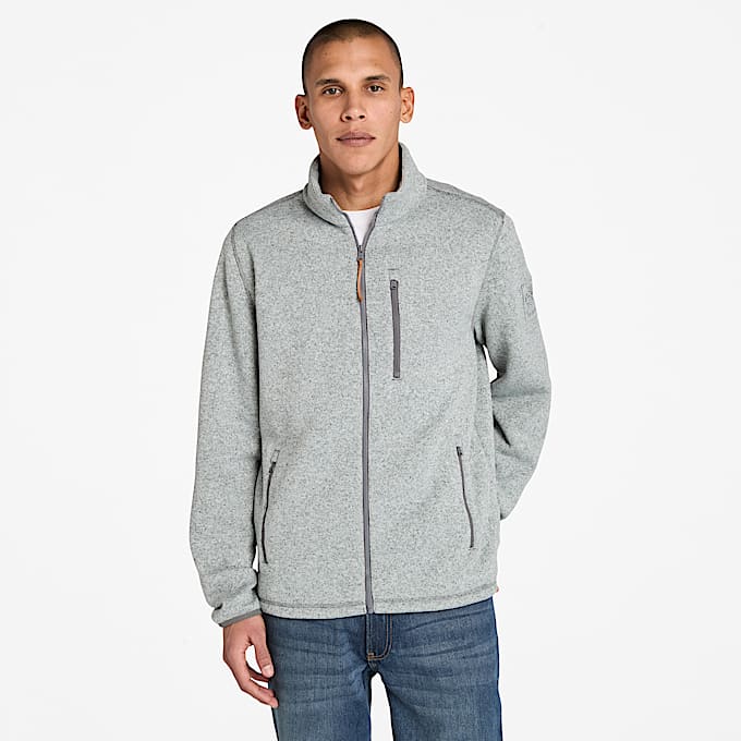 Melange Fleece Jacket TBL Medium Grey Heather HERO