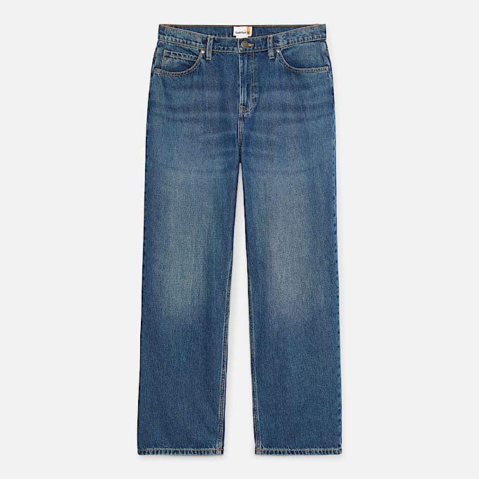 Mens Sandown Embroidered Denim Pant TBL Mid Indigo ALT10