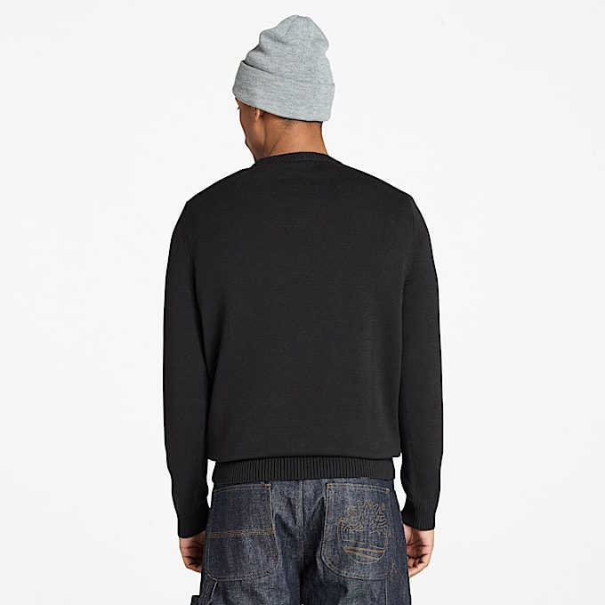 Mens Timberland Graphic Sweater TBL Black ALT9