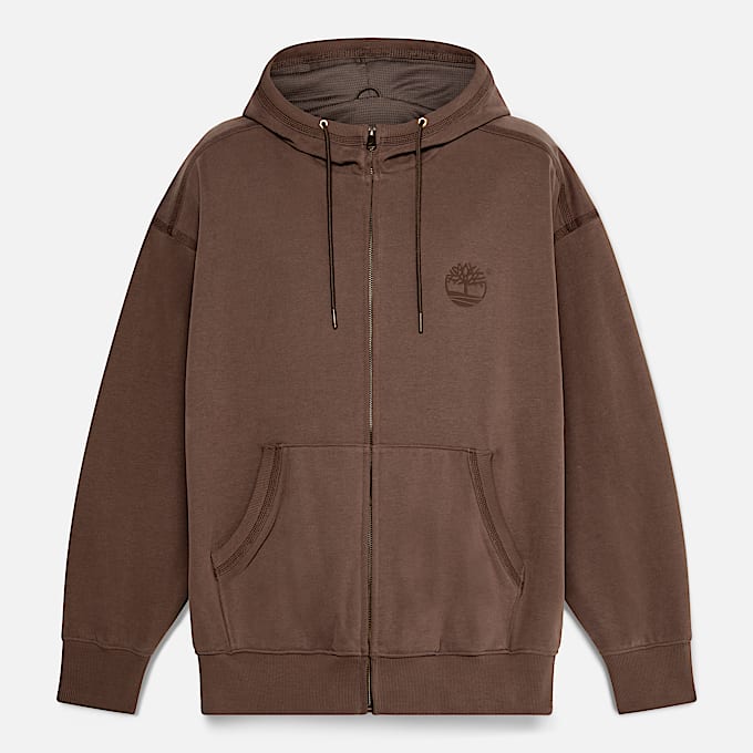 Mens Timberland 10061 FullZip Sweatshirt TBL Chocolate Brown ALT10