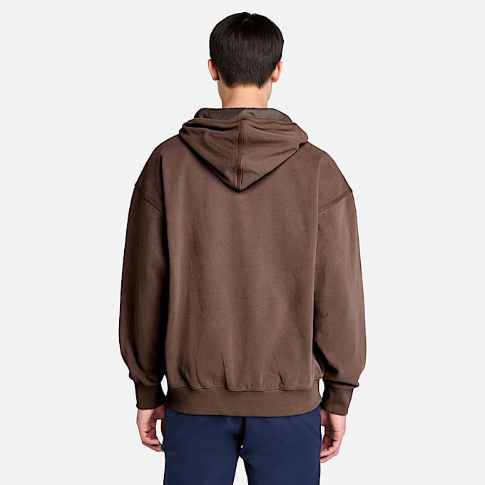 Mens Timberland 10061 FullZip Sweatshirt TBL Chocolate Brown ALT9