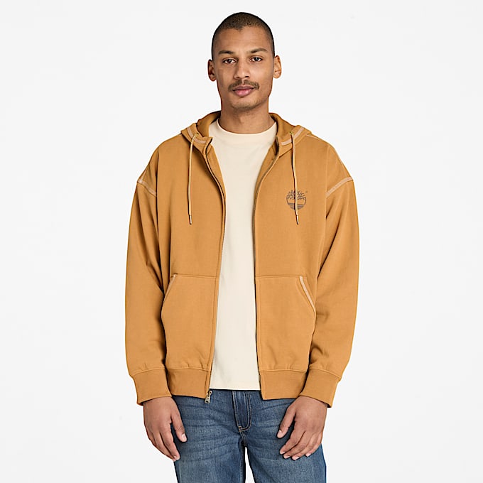 Mens Timberland 10061 FullZip Sweatshirt TBL Wheat HERO