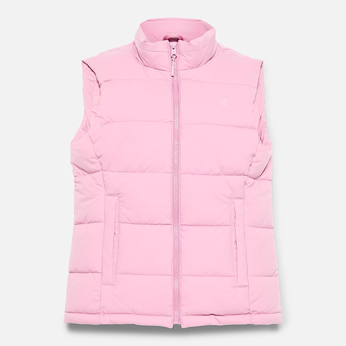 Chaleco acolchado repelente al agua para mujer TBL Rosa empolvado ALT10