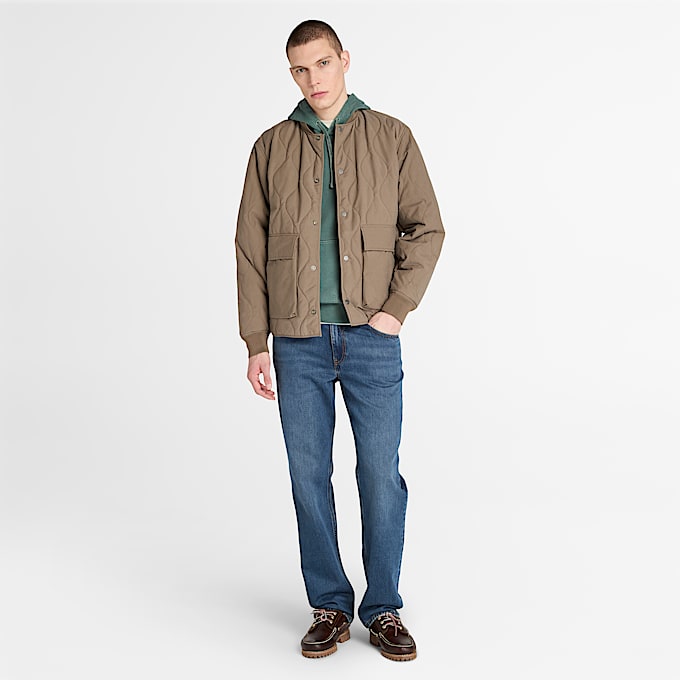 Mens Quilted Jacket TBL Chocolate Chip ALT1