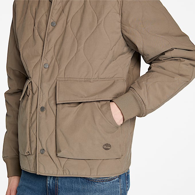 Mens Quilted Jacket TBL Chocolate Chip ALT2