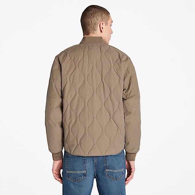 Mens Quilted Jacket TBL Chocolate Chip ALT9