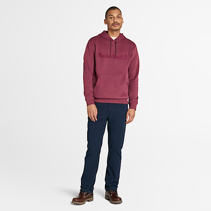 Mens Hampton Hoodie TBL Burgundy ALT1