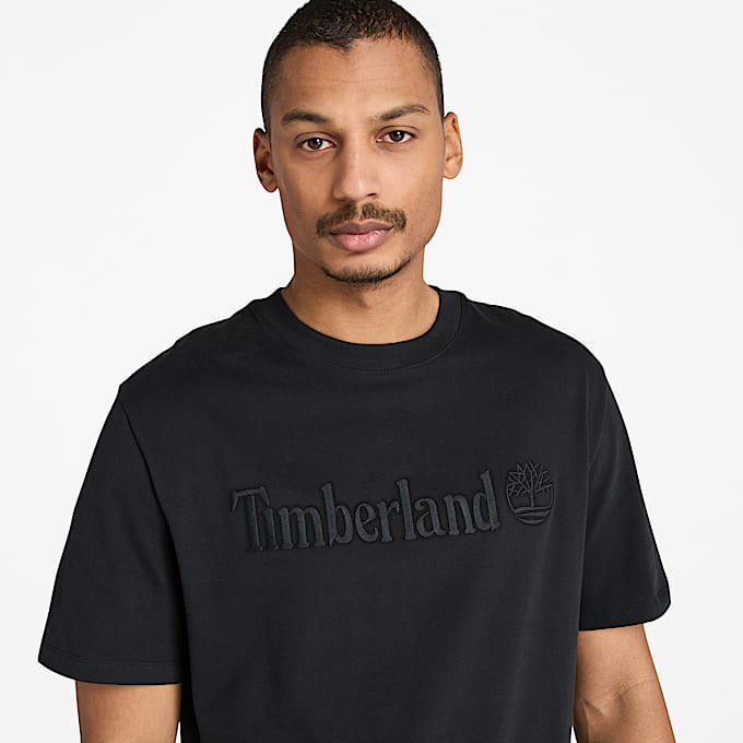 Mens Hampton ShortSleeve TShirt TBL Black ALT2