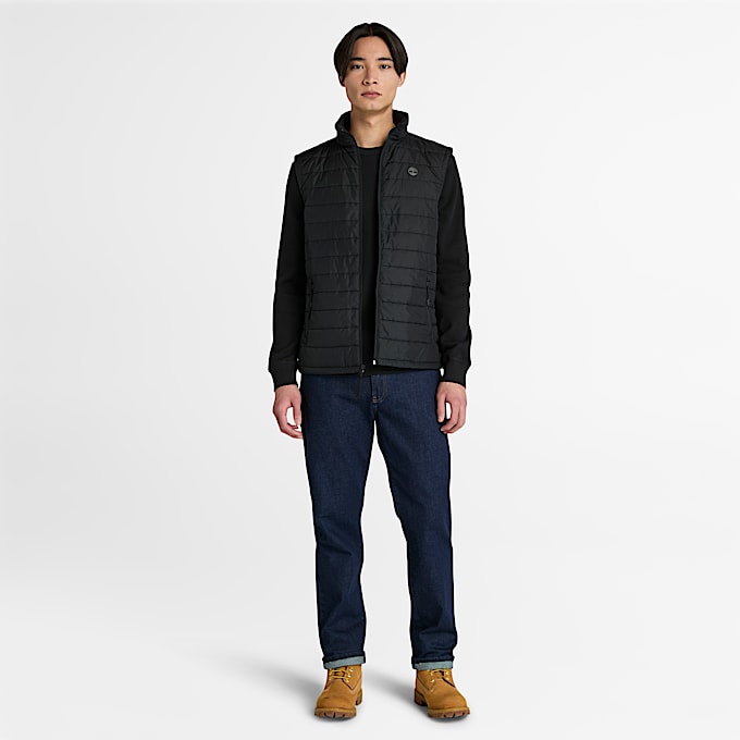 Mens Mt Eastmann Lightweight Puffer Vest TBL Black ALT1